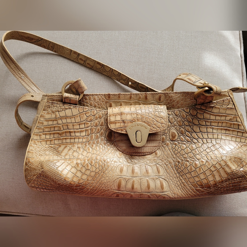 Brahmin alligator purse